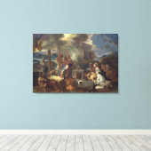 ノアの犠牲， c.1640 キャンバスプリント (インサイチュ (ウッドフロア))