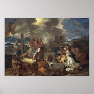 ノアの犠牲， c.1640 ポスター