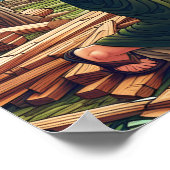 ノアの箱神の呼び声が広がる ポスター (角)