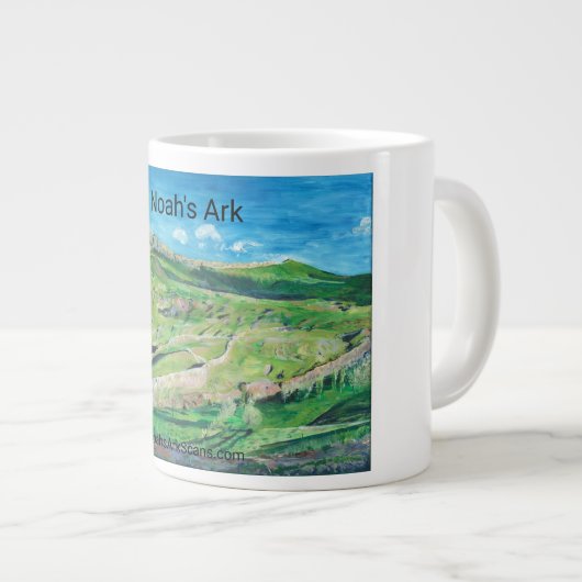 ノアの箱絵画舟 ジャンボコーヒーマグカップ (正面右)