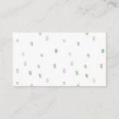 ノアの箱舟おむつラッフルカード エンクロージャーカード (裏面)