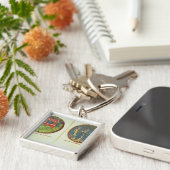 ノアの箱舟およびアダムおよびイブ キーホルダー (側面)