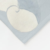 ノアの箱舟かわいい動物ブランケットボーイ子供部屋 フリースブランケット (角)