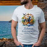 ノアの箱舟かわいい動物ブルーボーイ赤ちゃんシャワー トライブレンドＴシャツ<br><div class="desc">すべての詳細で魅力がワクワクする「ノアの箱舟かわいい動物ブルーボーイベビーシャワー」コレクションへようこそ。ノアのインスパイア箱舟の永遠の物語によって、このコレクションは世界に新しい喜びの束を迎える無邪気さと喜びを捉えている。柔ら想像かな色合いと熱帯の緑で愛らしい動物が、あなたのお祝いのために癒しと楽しい雰囲気を作り出す。私たちの招待状はノアよくはしゃぐの箱舟のイラストとその陽気な動物の乗客で飾られ、あなたの赤ちゃんシャワーのための喜びのトーンを設定する。ゾウ飾魅力的やキリンやライオンズなど可愛らしい動物を使った飾り付けで、穏やかな青みですべて平和と平和を呼び起こせるデコレーションを楽しめ疑問に思る。甘い動物のモチーフとテーマを完璧に補完する柔らかい色合いで飾られた食器で、あなたのダイニング体験を強化。新祝生の奇跡は、詳細がハートを幸せと期待で満たすよう設計された「ノアの箱舟かわいい動物ブルーボーイベビーシャワー」コレクションで。あなたは小さな集まりや贅沢な出来事を開催するかどうかに関係なく、私たちのコレクションは、生涯を通じてスマイルや思い出をもたらすことを約束する</div>