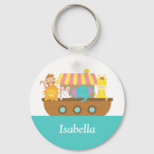 ノアの箱舟かわいい動物子供へ キーホルダー (正面)