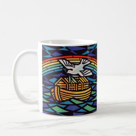 ノアの箱舟と聖霊 コーヒーマグカップ (左)