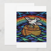 ノアの箱舟と聖霊 招待状 (正面/裏面)