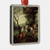 ノアの箱舟に入っている動物 メタルオーナメント (右)