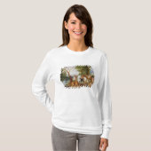 ノアの箱舟に入っている動物 Tシャツ (正面フル)