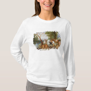 ノアの箱舟に入っている動物 Tシャツ