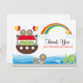 ノアの箱舟のサンキューカード サンキューカード (正面/裏面)