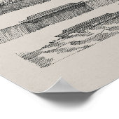 ノアの箱舟のスケッチ – Bible Art, 航海の Wall ポスター (角)