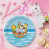 ノアの箱舟のテーマ|のベビー動物 ペーパープレート (パーティー)