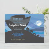 ノアの箱舟のバーのバルミツワーの招待状の招待 招待状 (スタンド正面)