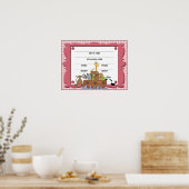 ノアの箱舟のベビーガール ポスター (キッチン)