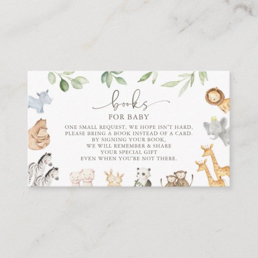 ノアの箱舟のベビー エンクロージャーカード (正面)