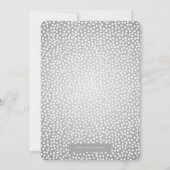 ノアの箱舟の動物たちのお誕生日 ブルー ご招待 招待状 (裏面)