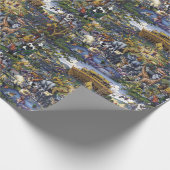 ノアの箱舟の動物の聖書 ラッピングペーパー (角)