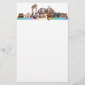 ノアの箱舟の文房具 便箋 (正面)