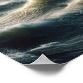 ノアの箱舟の洪水クリスチャン聖書物語芸術 ポスター (角)