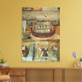 ノアの箱舟の洪水， c.1100 キャンバスプリント (インサイチュ (リビング))