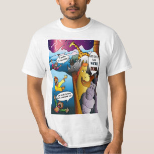 ノアの箱舟の漫画 Tシャツ