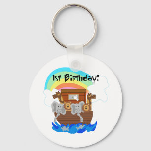 ノアの箱舟の第1誕生日のTシャツおよびギフト キーホルダー