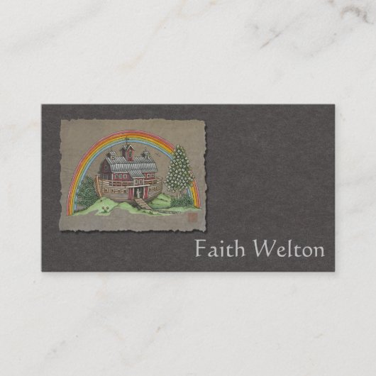ノアの箱舟の納屋 名刺 (正面)