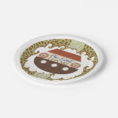 ノアの箱舟の紙皿-私達の小さいカップケーキ ペーパープレート (アングル)