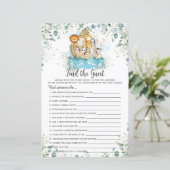 ノアの箱舟の緑がゲストシャワーゲームを見つける (スタンド正面)