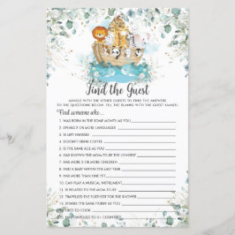 ノアの箱舟の緑がゲストシャワーゲームを見つける