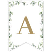 ノアの箱舟の緑の誕生日赤ちゃんシャワー洗礼 バンティングフラッグ (第3の旗)