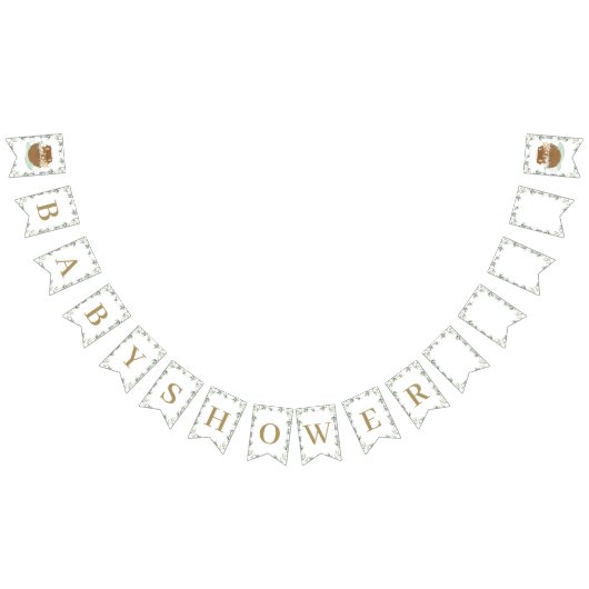 ノアの箱舟の緑の赤男女兼用ちゃんシャワー バンティングフラッグ (全)