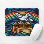 ノアの箱舟の編集されていないヴィンテージ写真古い美学P マウスパッド (マウス)