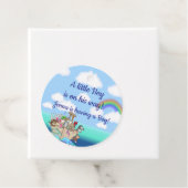 ノアの箱舟の赤ちゃんシャワーのお願い フェイバータグ (インサイチュ)