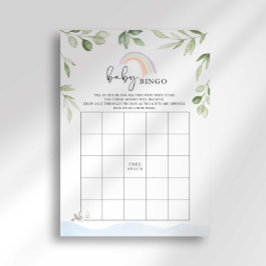 ノアの箱舟の赤ちゃんシャワービンゴゲーム 招待状