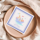 ノアの箱舟の赤ちゃんシャワー スタンダードカクテルナプキン