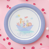 ノアの箱舟の赤ちゃんシャワー ペーパープレート