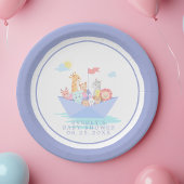 ノアの箱舟の赤ちゃんシャワー ペーパープレート