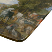 ノアの箱舟への動物の侵入 カッティングボード (角)