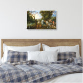 ノアの箱舟への動物の侵入 キャンバスプリント (インサイチュ (寝室))