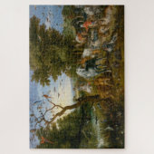 ノアの箱舟への動物の侵入 ジグソーパズル (縦)