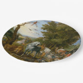 ノアの箱舟への動物の侵入 ペーパープレート (アングル)