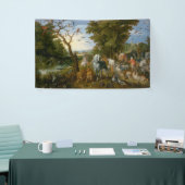 ノアの箱舟への動物の侵入 横断幕 (トレードショー)