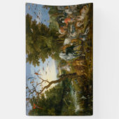 ノアの箱舟への動物の侵入 横断幕 (縦)