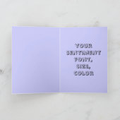 ノアの箱舟アニマルズボーイハッピーバースデーカード カード (内部)