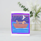 ノアの箱舟クリスチャンのアートワーク_2 ポストカード (スタンド正面)