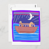 ノアの箱舟クリスチャンのアートワーク_2 ポストカード (正面/裏面)