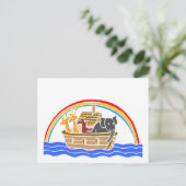 ノアの箱舟クリスチャンのアートワーク_4 ポストカード (スタンド正面)