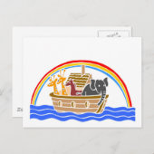 ノアの箱舟クリスチャンのアートワーク_4 ポストカード (正面/裏面)